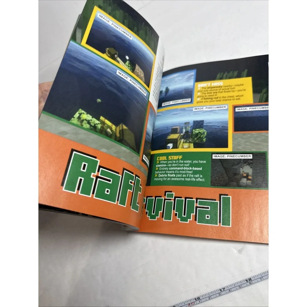Minecraft Mega Builds‎ Scholastic book 2022, Trade Paperback) 143 Pages